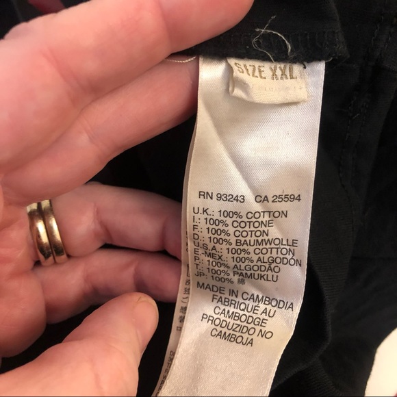 Diesel Black Successful Losers V-Neck t-shirt size XXL - Picture 4 of 4